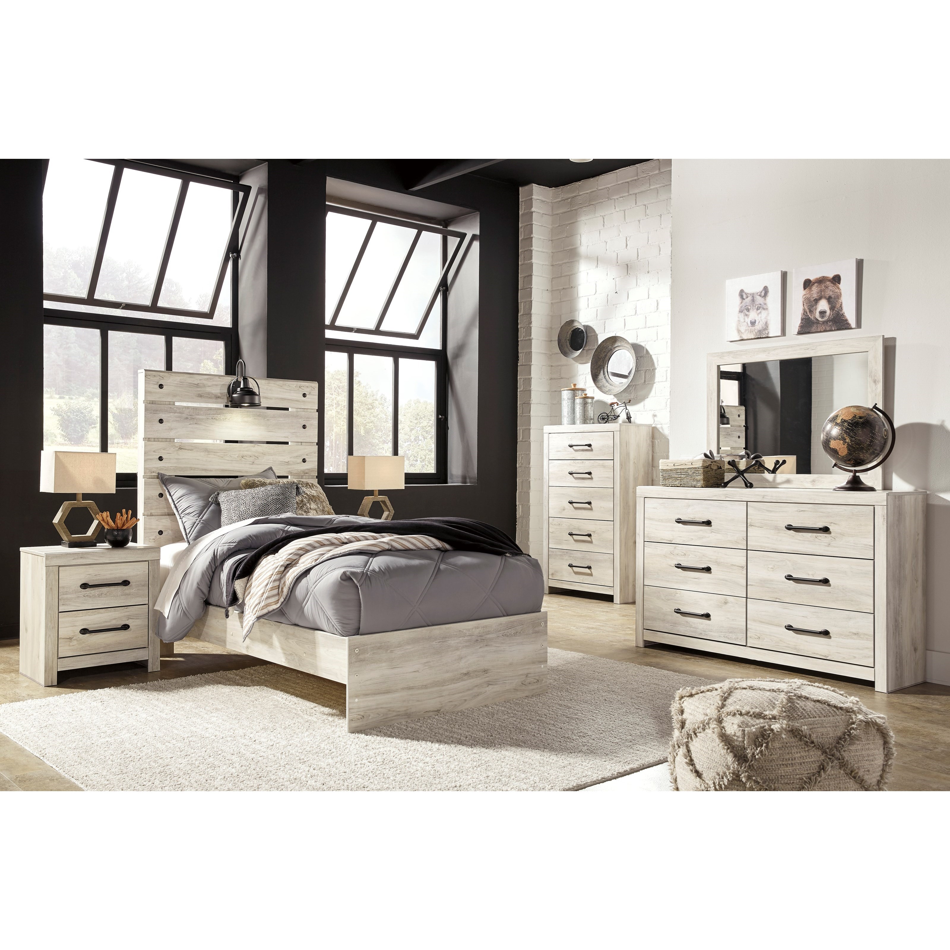 Ashley Furniture Signature Design Cambeck 1xB19292+1x+1xB19236+1xB19231 Twin Bedroom Group